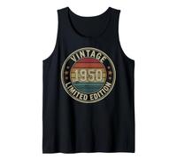 Vintage 1950 Retro Sunset 76th Birthday Gifts for Men Women Tank Top