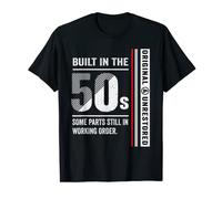 Vintage 1950s Built In The 50s Fifties Funny 70th Birthday T-Shirt