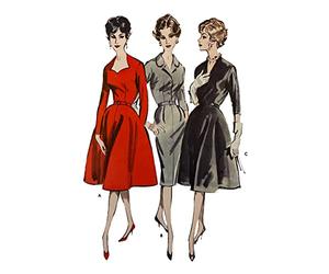 Vintage 1950s Pattern - Dress - Quick & Easy - Bust: 36” (91.4cm)…