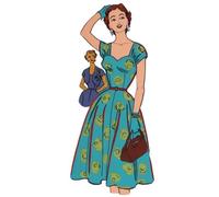 Vintage 1950s Pattern - Sweetheart Dress - Bust: 34” (86.4cm)