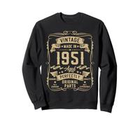 Vintage 1951 74yr 74th Birthday Gifts for Men 74 Years Old Sweatshirt