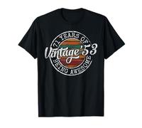 Vintage 1953 Bday Stamp 71st Birthday Gifts 71 Year Old T-Shirt