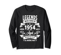 Vintage 1954 71 Year Old Gifts For Men Women 71st Birthday Long Sleeve T-Shirt