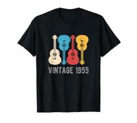 Vintage 1955 Classic Ukulele Guitar Music 70th Birthday T-Shirt