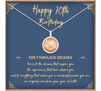Vintage 1955 Farthing Coin Necklace, 70th Birthday Gift