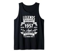 Vintage 1957 68 Year Old Gifts For Men Women 68th Birthday Tank Top