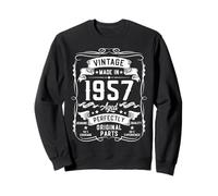 Vintage 1957 68yr 68th Birthday Gifts for Men 68 Years Old Sweatshirt