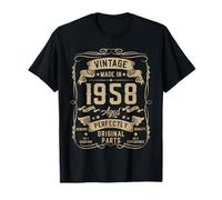 Vintage 1958 67yr 67th Birthday Gifts for Men 67 Years Old T-Shirt