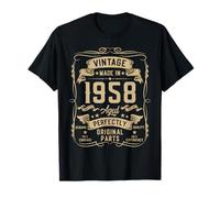 Vintage 1958 67yr 67th Birthday Gifts for Men 67 Years Old T-Shirt