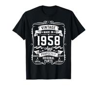 Vintage 1958 68yr 68th Birthday Gifts for Men 68 Years Old T-Shirt