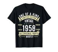 Vintage 1958 Tee 68 Year Old Men Women 68th Birthday Gifts T-Shirt