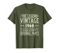 Vintage 1960 T Shirts for Men Retro Funny 1960 Birthday T-Shirt