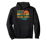 Vintage 1962 64th Birthday Retro 64 Years Limited Edition Pullover Hoodie