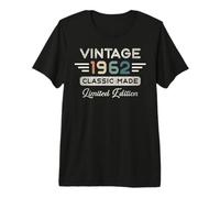 Vintage 1962 Limited Edition 64th Birthday Premium T-Shirt