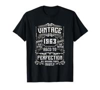 Vintage 1963 62nd Birthday Gift Men 62 Years Old T-Shirt