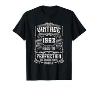 Vintage 1963 63rd Birthday Gift Men 63 Years Old T-Shirt
