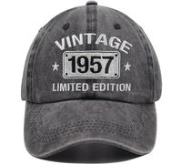 Vintage 1964 1963 1962 1961 1960 1959 1958 1957 1956 1955 Limited Edition Adjustable Embroidered Baseball Cap, 1957, One size