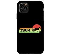 Vintage 1964 Birthday Harness-Racing horses Trotting-race Case for iPhone 11 Pro Max