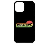 Vintage 1964 Birthday Harness-Racing horses Trotting-race Case for iPhone 12 mini