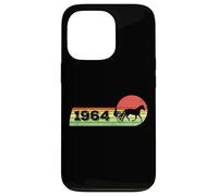 Vintage 1964 Birthday Harness-Racing horses Trotting-race Case for iPhone 13 Pro