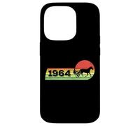 Vintage 1964 Birthday Harness-Racing horses Trotting-race Case for iPhone 14 Pro