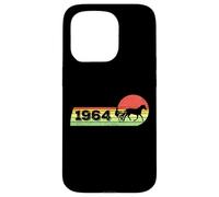 Vintage 1964 Birthday Harness-Racing horses Trotting-race Case for iPhone 15 Pro
