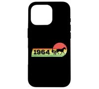 Vintage 1964 Birthday Harness-Racing horses Trotting-race Case for iPhone 16 Pro