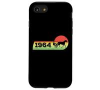 Vintage 1964 Birthday Harness-Racing horses Trotting-race Case for iPhone SE (2020) / 7/8