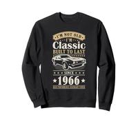 Vintage 1966 Birthday Classic Car For Legends Born In 1966 Sweatshirt