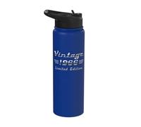 Vintage 1966 Classic Car 60th Birthday Stainless Steel Insulated Water Bottle