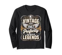 Vintage 1967 Birthday for Men Women 59th 59 Years Old Long Sleeve T-Shirt
