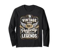 Vintage 1967 Birthday for Men Women 59th 59 Years Old Long Sleeve T-Shirt