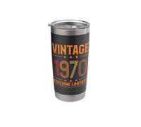 Vintage 1970 Gift 50th Birthday Stainless Steel Insulated Tumbler