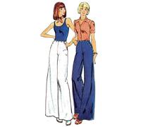 Vintage 1970s Sewing Pattern, Nautical Pants - Waist: 26 ½” (67cm)