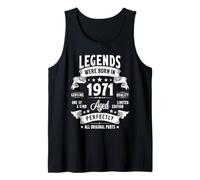 Vintage 1971 54 Year Old Gifts For Men Women 54th Birthday Tank Top