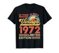 Vintage 1972 53 years old gifts 53rd birthday 53 yrs men T-Shirt