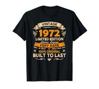 Vintage 1972 Limited Edition 53 Years Old 53rd Birthday T-Shirt