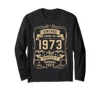 Vintage 1973 53yr 53rd Birthday Gifts for Men 53 Years Old Long Sleeve T-Shirt