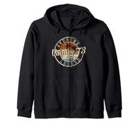 Vintage 1973 53yr 53rd Birthday Gifts for Men 53 Years Old Zip Hoodie