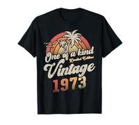 Vintage 1973 Palm Trees 52nd Birthday Retro T-Shirt