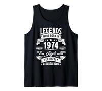 Vintage 1974 51 Year Old Gifts For Men Women 51st Birthday Tank Top
