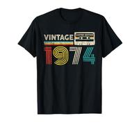 Vintage 1974 51st Birthday Gifts Classic 1974 Cassette Tape T-Shirt