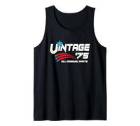 Vintage 1975 50th Birthday Anniversary for Men Dad USA Retro Tank Top