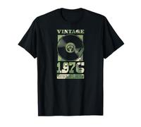 Vintage 1976 Birth Year Authentic Vinyl Record Birthday T-Shirt