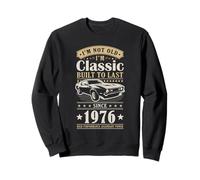 Vintage 1976 Birthday Classic Car For Legends Born In 1976 Sweatshirt