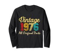 Vintage 1976 Funny 49 Years Old Men and Women 49th Birthday Long Sleeve T-Shirt