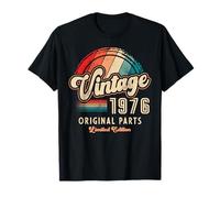 Vintage 1976 Original Parts Limited Edition 49th Birthday T-Shirt