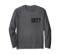 Vintage 1977 49th Birthday 49 Year Old Men Women Turning 49 Long Sleeve T-Shirt