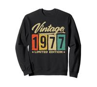 Vintage 1977 Limited Edition 49 Years Old 49th Birthday Sweatshirt