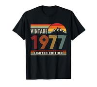 Vintage 1977 Limited Edition Retro 49th Birthday 49 Yrs Old T-Shirt